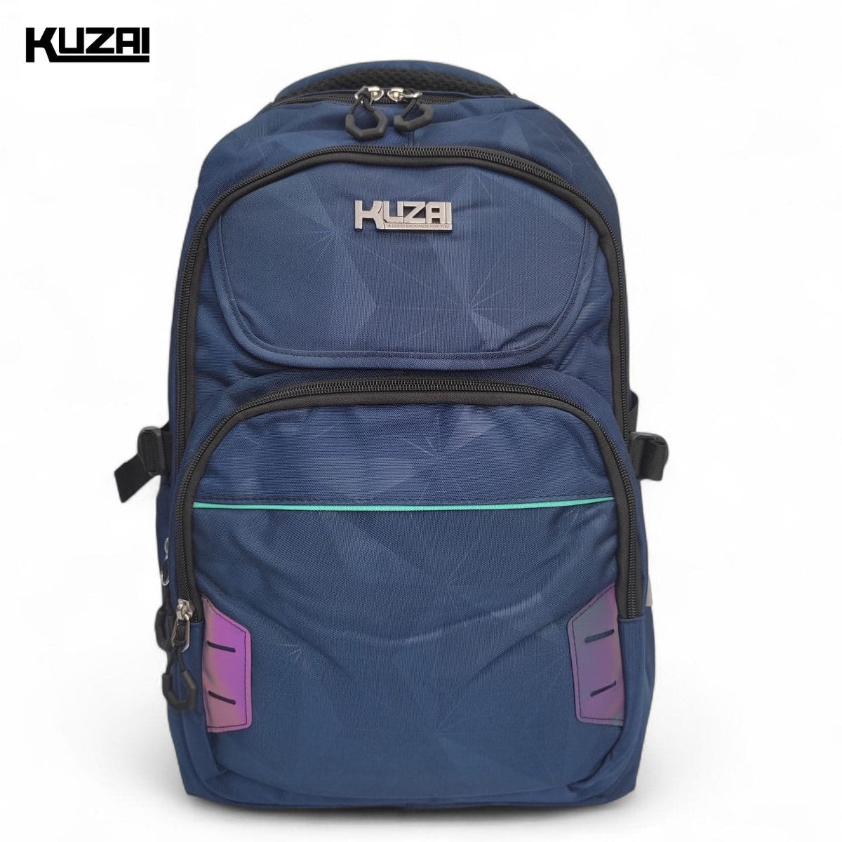 KUZAI Waterproof School & Laptop Backpack | 16” Laptop Compatible Unisex Bag for Higher Classes, University & Travel