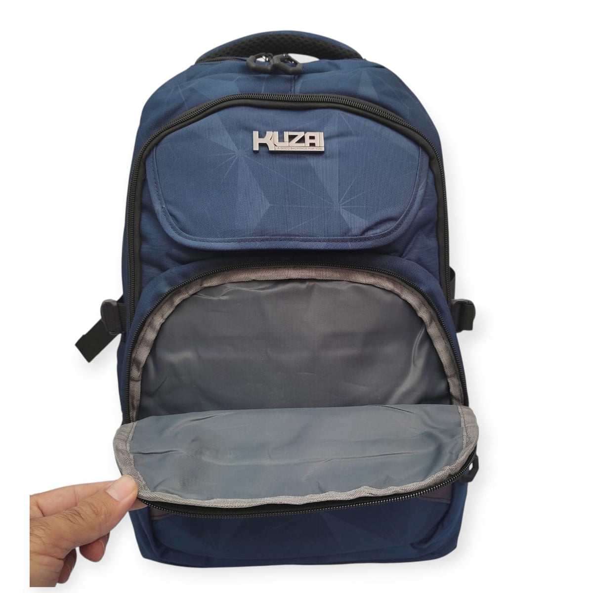 KUZAI Waterproof School & Laptop Backpack | 16” Laptop Compatible Unisex Bag for Higher Classes, University & Travel