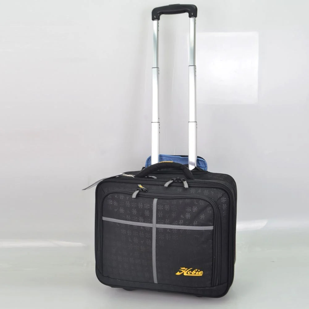 Hobie Pilot Cabin Suitcase - Trolley Bag with Laptop Compartment & TSA Lock