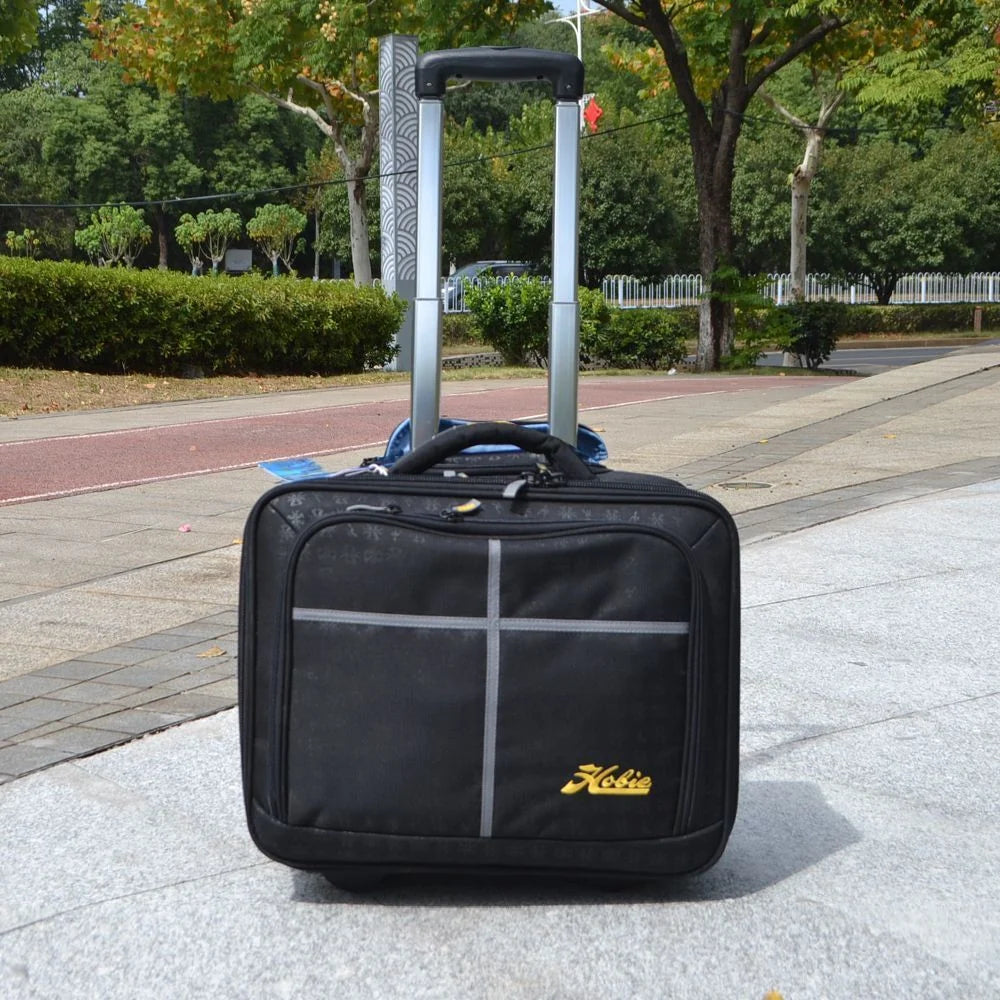 Hobie Pilot Cabin Suitcase - Trolley Bag with Laptop Compartment & TSA Lock