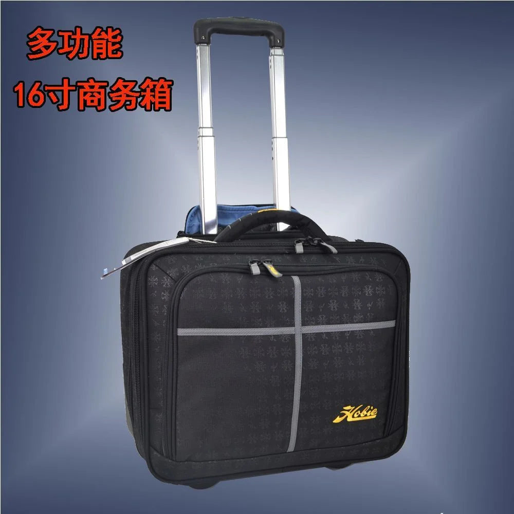 Hobie Pilot Cabin Suitcase - Trolley Bag with Laptop Compartment & TSA Lock