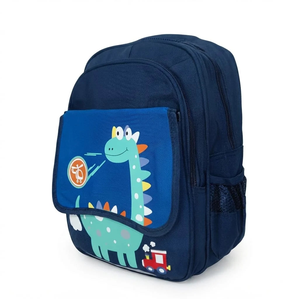 Cartoon Dino Kids Imported School Bag Imported For KG, Nursery, One Class