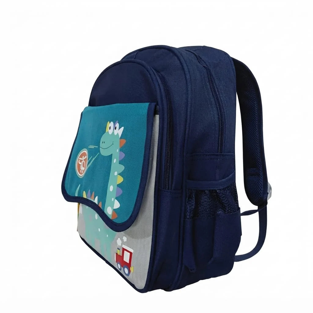 Cartoon Dino Kids Imported School Bag Imported For KG, Nursery, One Class