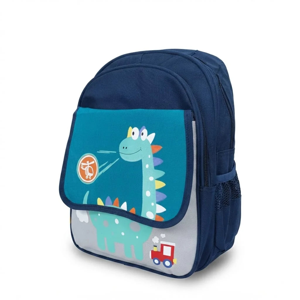 Cartoon Dino Kids Imported School Bag Imported For KG, Nursery, One Class