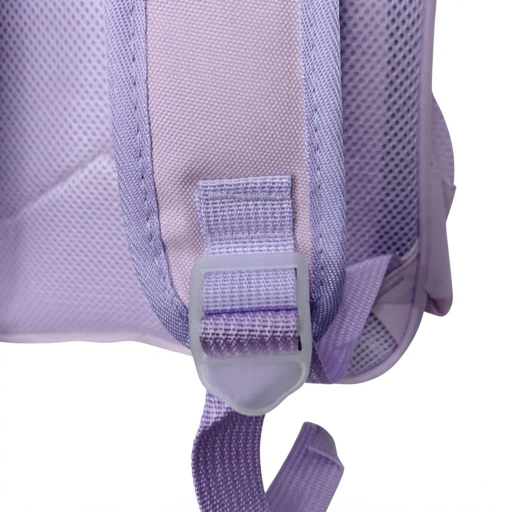 Cute Cat Kids School Bag – Imported, Pink & Lilac – KG, Nursery & Class 1