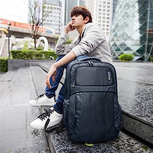 American Tourister Segno II 17″ Laptop Backpack with USB Port & Rain Cover – 30L