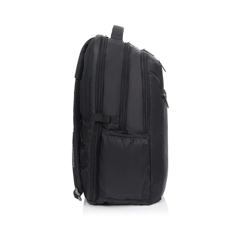 American Tourister Segno III 17″ Laptop Backpack with USB & Rain Cover – Black