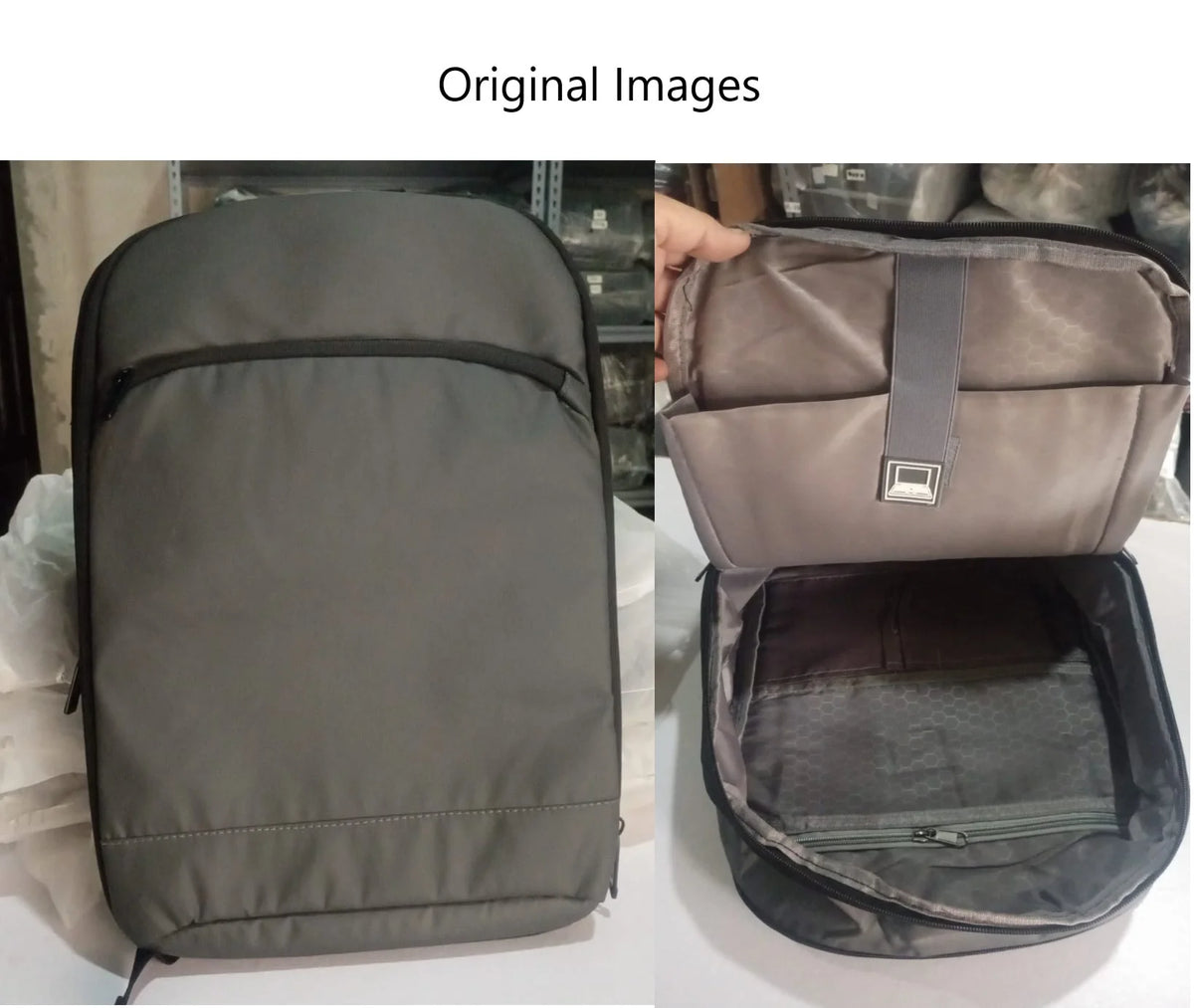 Transformer Sleek Extendable Backpack 16" Laptop Organizer Minimalist Design – 18L