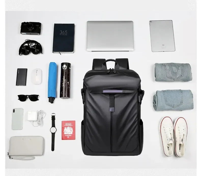 Austin Multifunctional Business & Travel Laptop Backpack – Waterproof, Large Capacity, Fits 15.6" Laptop