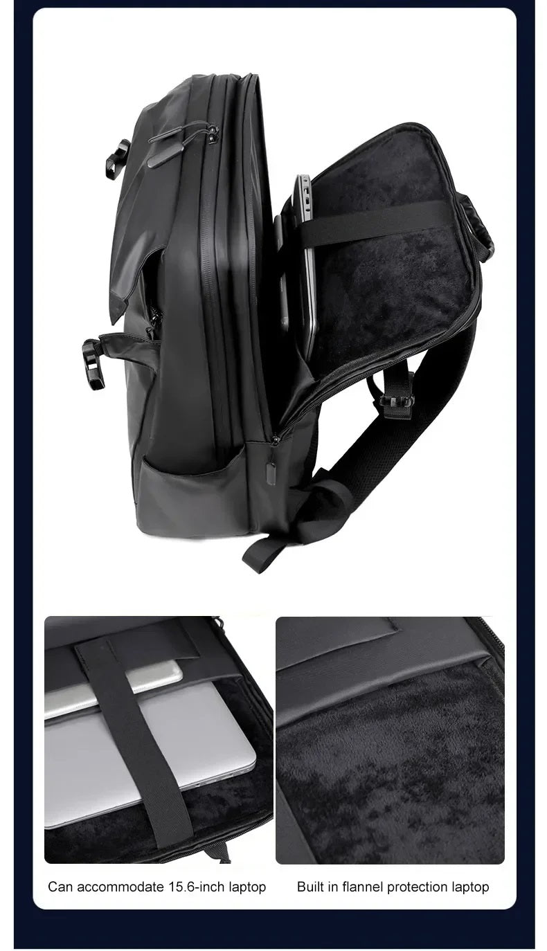 Austin Multifunctional Business & Travel Laptop Backpack – Waterproof, Large Capacity, Fits 15.6" Laptop