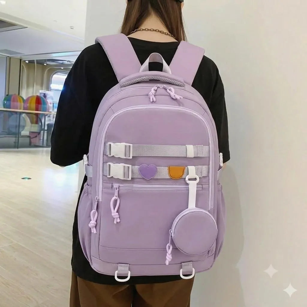 WALSON Korean Laptop Backpack for Men & Women – 16-Inch, Water-Resistant, Anti-Theft Design