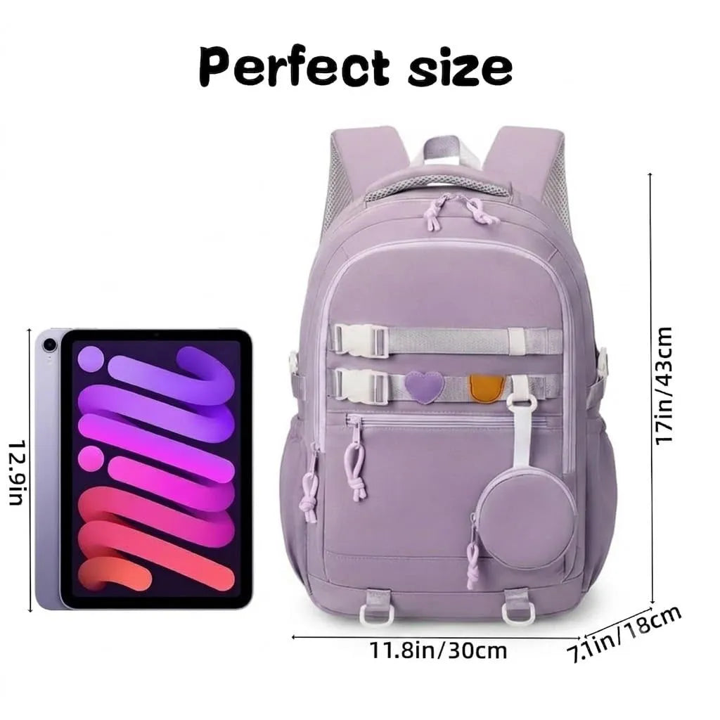 WALSON Korean Laptop Backpack for Men & Women – 16-Inch, Water-Resistant, Anti-Theft Design