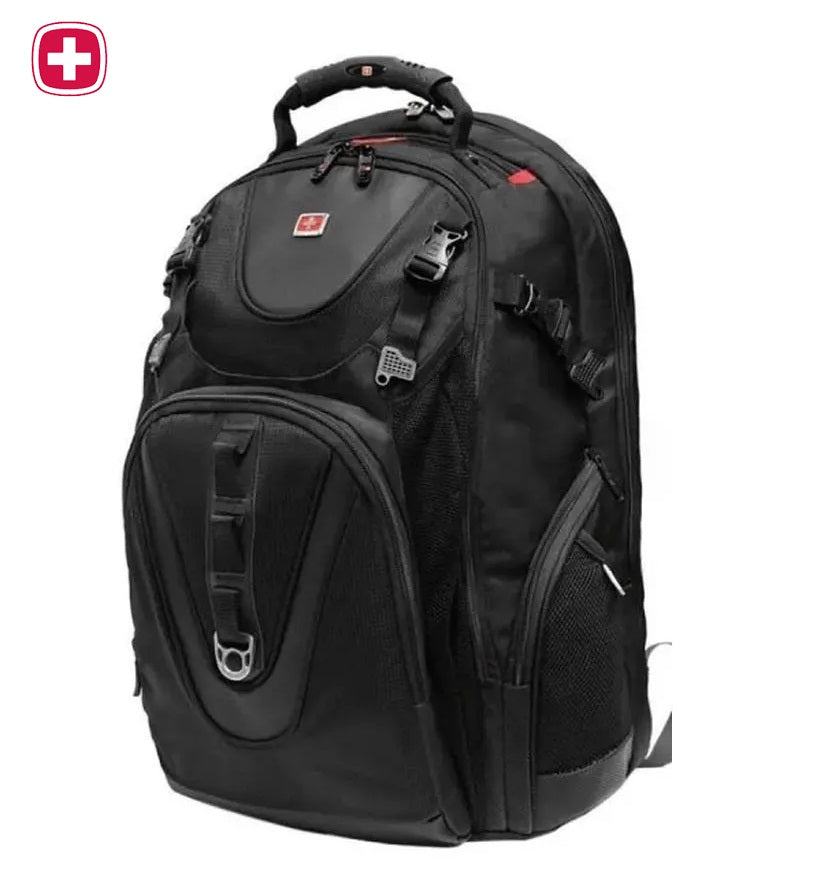 Victoria Cross Travel Business Backpack 15.6″ Laptop Bag with USB & AUX Port – Water-Resistant, Unisex Office & Travel Backpack