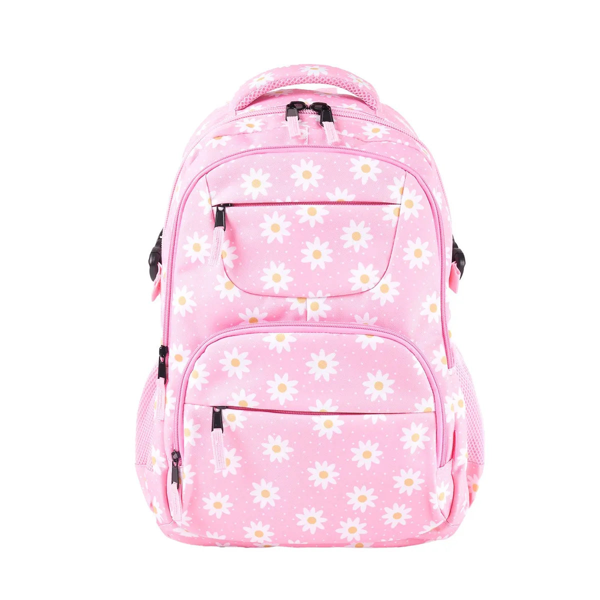 Tottus 360 Teenager  School & College Backpack Floral Design – Water Resistant, D-Hooks, Ergonomic Padded Back