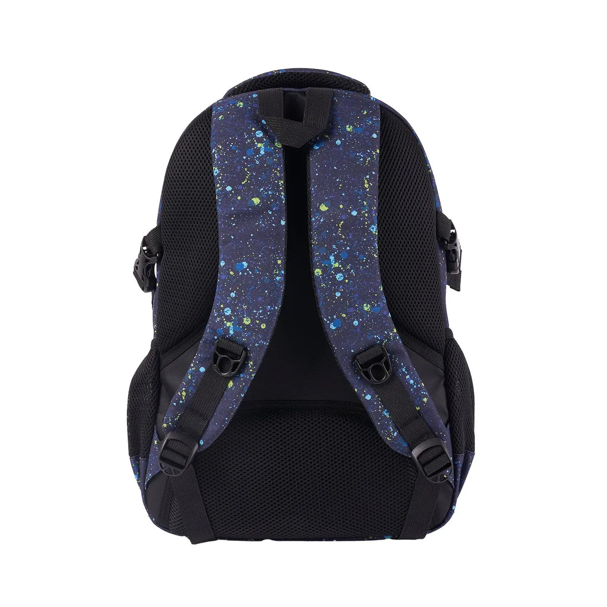 Tottus 360 Teenager  School & College Backpack Navy Galaxy Design – Water Resistant, D-Hooks, Ergonomic Padded Back
